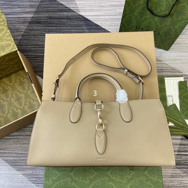 ⁦GG Jackie Medium Tote 3 colors⁩ - الصورة ⁦9⁩