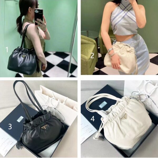 ⁦SoftGrain Big Lucky Bag Cloud Bag prada 4 colors⁩ - الصورة ⁦10⁩