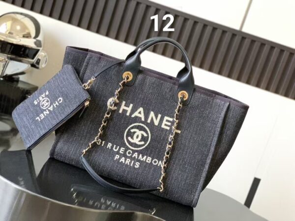 🏖️ CHANEL denim beach bag 12 colors