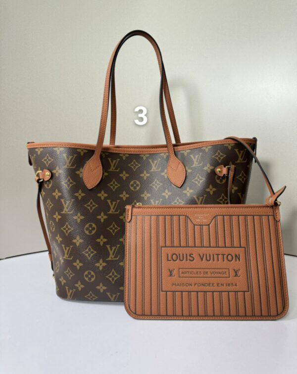 ⁦LV "Neverfull Inside Out" 3 colors⁩ - الصورة ⁦7⁩