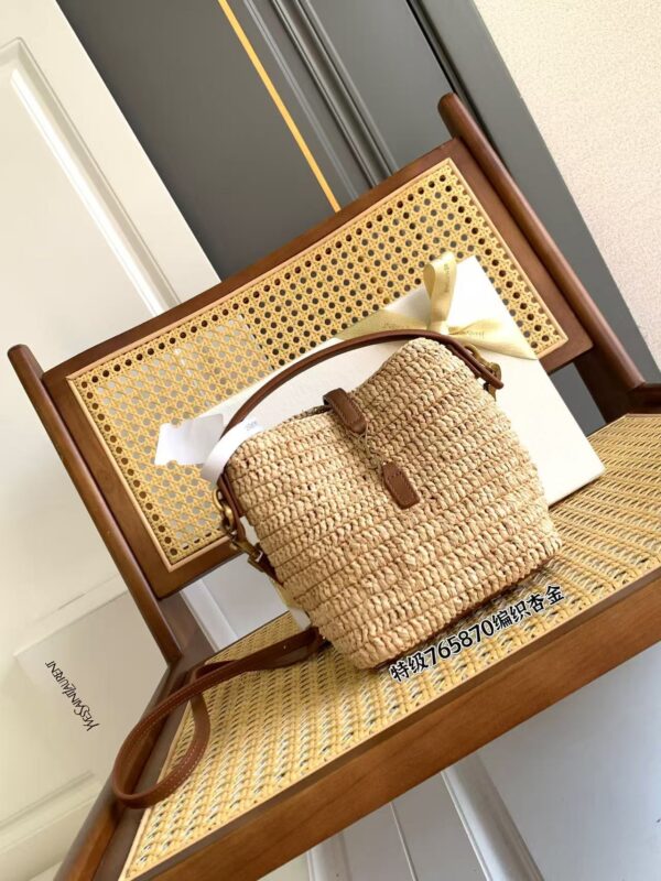 small raffia bag