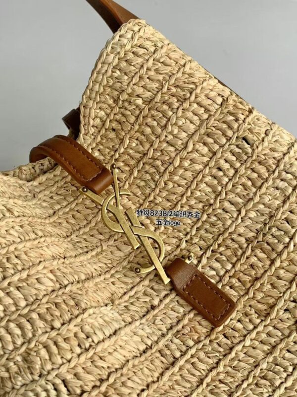 woven raffia 2 colors - Image 5