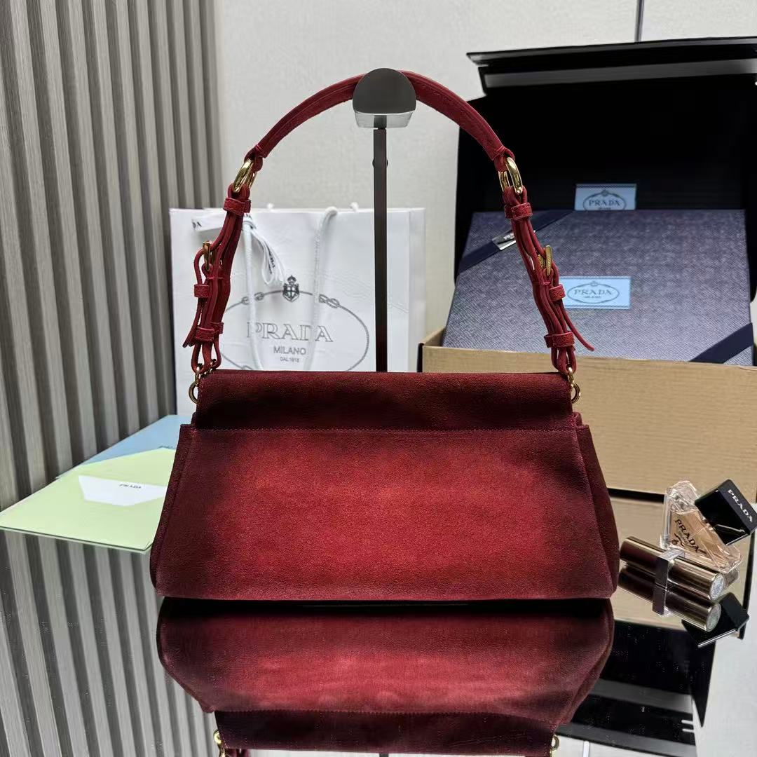 Suede nubuck handbag 5 colors - Image 3