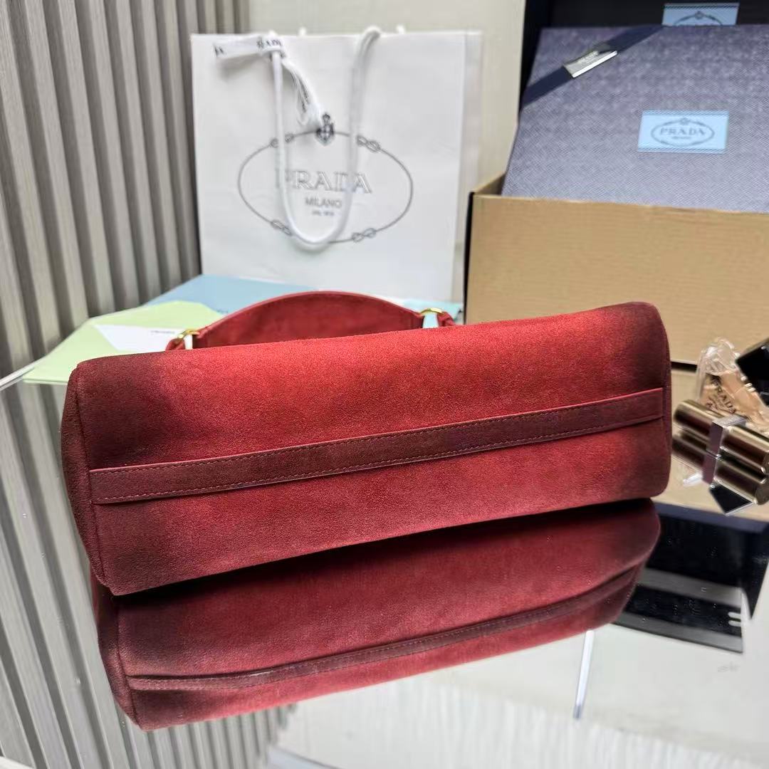 Suede nubuck handbag 5 colors - Image 4