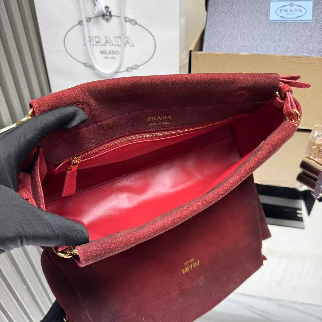 Suede nubuck handbag 5 colors - Image 8